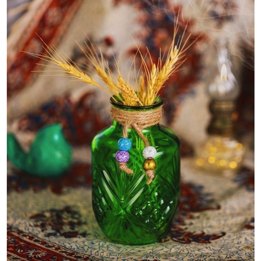 گلدان شیشه ای نگین