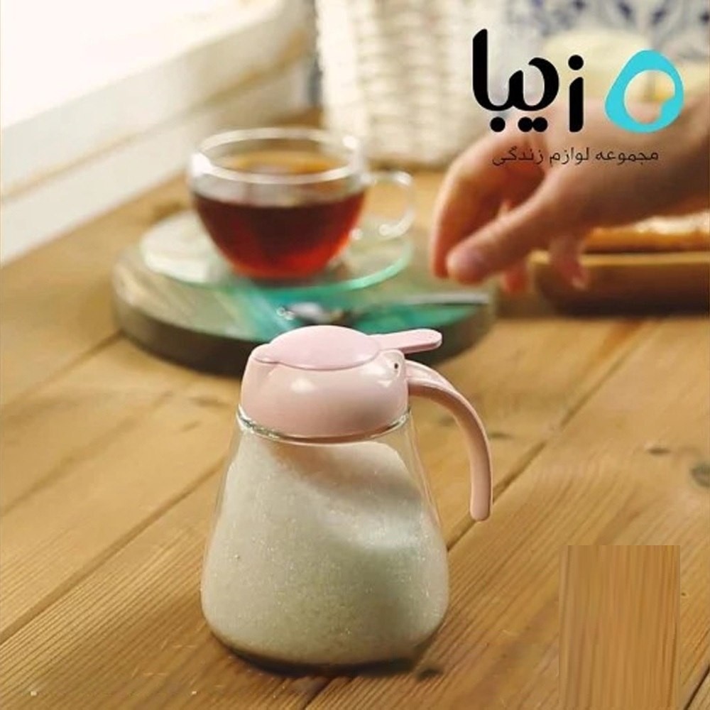 شکر پاش شیشه ای پینگو رنگین کمان زیبا سازان