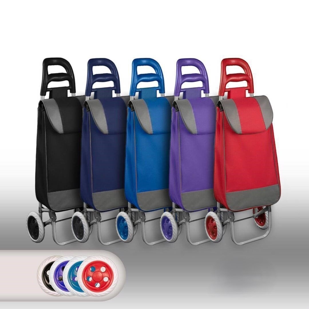 چرخ خرید دستی چرخ دار بزرگ